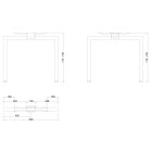 MILADESIGN lábazat Quantum Q7308 fekete