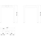 MILADESIGN lábazat Quantum Q7506 ezüst
