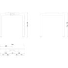 MILADESIGN lábazat Quantum Q7507 ezüst