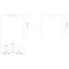 MILADESIGN lábazat Quantum Q7508 fekete