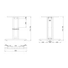 MILADESIGN lábazat köz. G1 ST202 ezüst