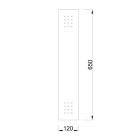 MILADESIGN asztallábazat betét G1 ST331 ezüst