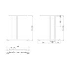 MILADESIGN Lábazat G2 ST201E ezüst