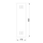 MILADESIGN asztallábazat betét G3 ST221/1R ezüst