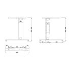 MILADESIGN lábazat állíth.szé.G3 ST223R ezüst