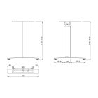 MILADESIGN lábazat szé. G3 ST227/60 ezüst