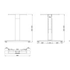 MILADESIGN lábazat állíth.köz. G3 ST226R fekete