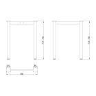 MILADESIGN lábazat G6 ST522/60 fehér