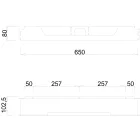 MILADESIGN csatorna G7 ST951/10 antracit