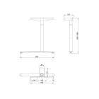 MILADESIGN lábazat állíth.szé. Linear LN3301R ez.