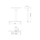 MILADESIGN lábazat állíth.szé. Linear LN3303R ez.