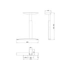 MILADESIGN lábazat állíth.szé. Linear LN3401R fehér