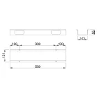 MILADESIGN csatorna függ.Linear LN0003 ezüst