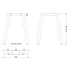 MILADESIGN lábazat Mobilar M5406T–S ezüst