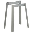 MILADESIGN lábazat Mobilar M6306–SL ezüst