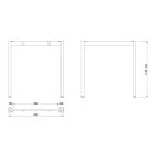 MILADESIGN lábazat Mobilar M6307 fehér