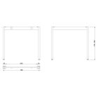 MILADESIGN lábazat Mobilar M6308 fekete