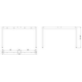 MILADESIGN lábazat Mobilar M6312 ezüst