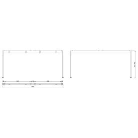 MILADESIGN lábazat Mobilar M6216 ezüst