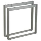 MILADESIGN lábazat Mobilar M6208–Z ezüst