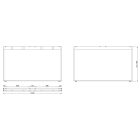 MILADESIGN lábazat Mobilar M6212–Z ezüst