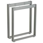 MILADESIGN lábazat Mobilar M8206–Z ezüst