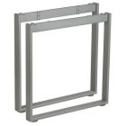 MILADESIGN lábazat Mobilar M8207–Z ezüst