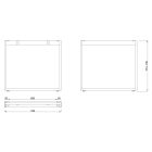 MILADESIGN lábazat Mobilar M8208–Z fekete