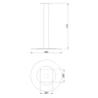 MILADESIGN közp.aszt.láb ST805 ezüst