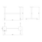 MILADESIGN lábazat ST847 ezüst