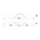 MILADESIGN asztalkeret profil G5 ST541-46 fekete