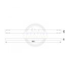 MILADESIGN asztalkeret profil G5 ST541-66 fekete