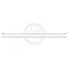 MILADESIGN asztalkeret profil G5 ST541-176 fekete