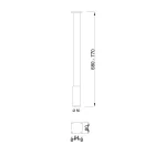 MILADESIGN asztalláb G5 ST501 fehér