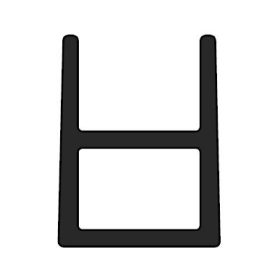 TERNO alsó rögzítő profil alu 3m 1740/A