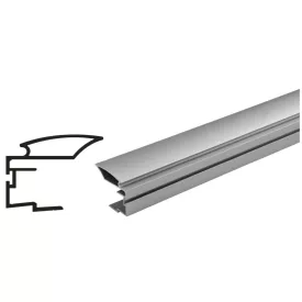 SEVROLL  04530 Alfa II fogantyú profil 16/18mm 2,70m ezüst