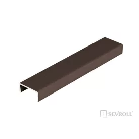   SEVROLL  03471 profil "U" 18mm 3m oliva sötét szálcsiszolt