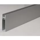 SEVROLL 03746 alsó takaró profil Simple/Blue 1,5m (10 mm-es rétegeltlemez) ezüst