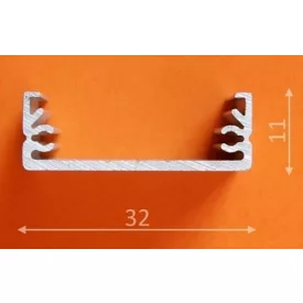 StrongLumio LED profil Wide 24, eloxált alumínium, 1000mm