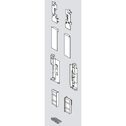 BLUM ZI7.2CI0 front rögzítő Legrabox C nemesacél