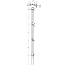 LEHMANN Rúd SVS ELEVON típus 7 (0+4 magasság 515 mm)