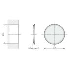 IF Spiral lock átmérő 35mm takarósapka fehér