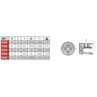 Excenter összekötő vasalathoz EC20 15/12