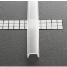 StrongLumio takaróprofil Pen8 LED profilhoz rápattintós átlátszó 1m