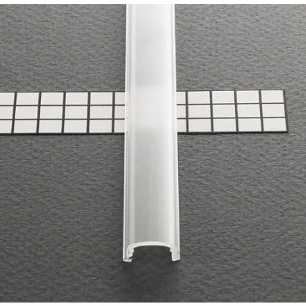 StrongLumio takaróprofil Pen8 LED profilhoz rápattintós átlátszó 1m