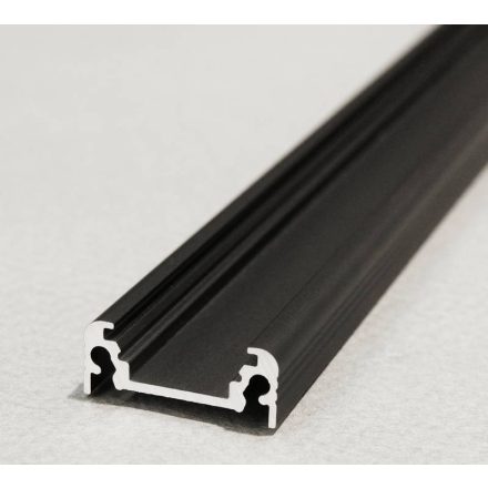 StrongLumio LED profil Surface 10, fekete, 2m