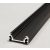 StrongLumio LED profil Surface 10, fekete, 2m