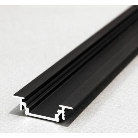 StrongLumio LED profil Groove 10 fekete alu 2000mm