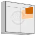 K-BLUM 20K2E00T Aventos HK-S erős, Tip-on, fehér - új takaró sapka