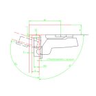 HETTICH 9071261 Sensys 8645 110° TH52